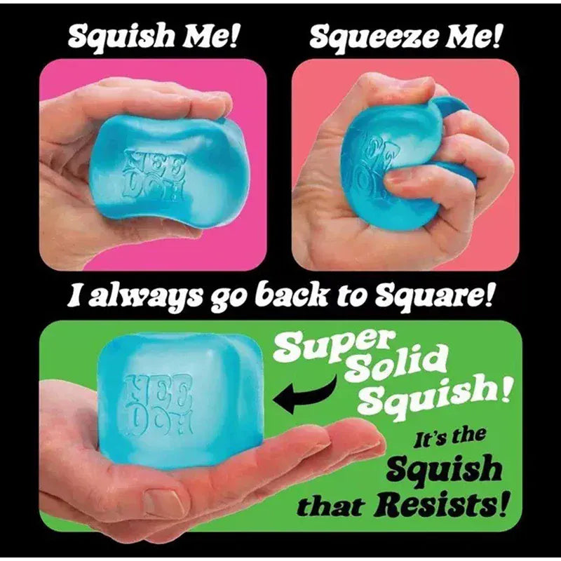 Needoh Nice Cube - Premium Sensory Fidget Cube for Stress & Focus